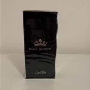 Dolce & Gabbana Black Metallic Logo Fragrance Box